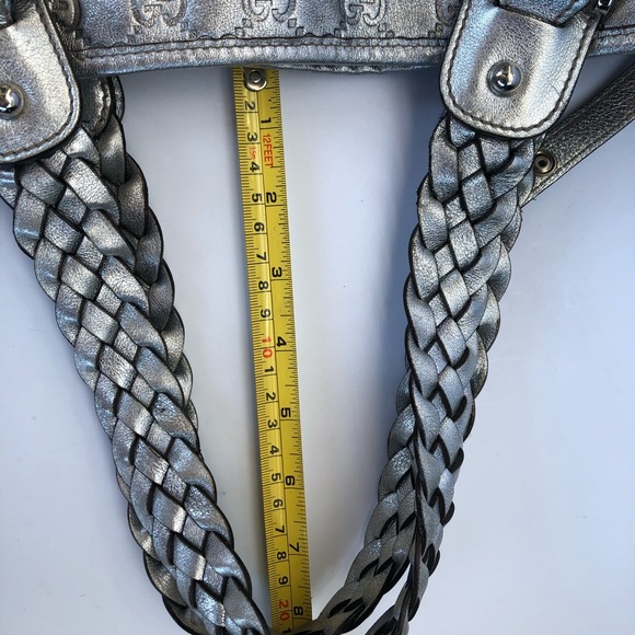 Rare Silver Gucci Guccisima Pelham - Picture 5 of 16